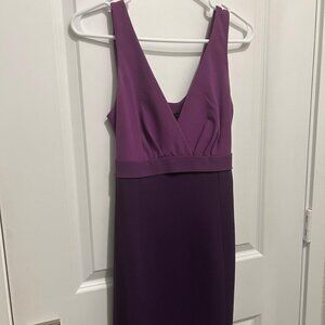 Purple Armani Exchange Cocktail Dress